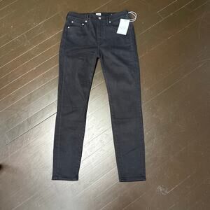 Edwin Pixie 9″ Mid Rise Skinny Jeans Black Size 28 NWT Stretch Denim